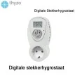 Thyzo Digitale stekker hygrostaat|Luchtreinigeronline