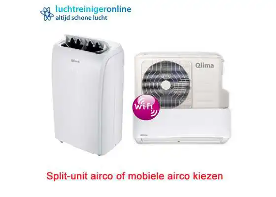 Split-unit airco of mobiele airco kiezen